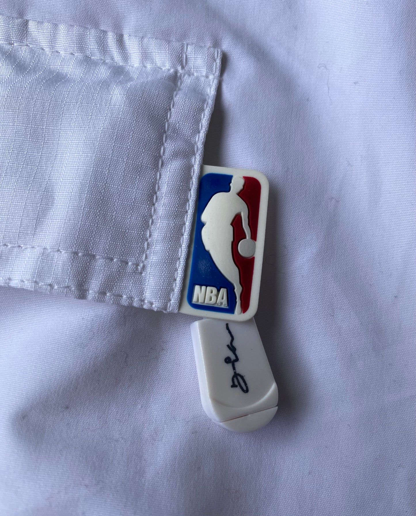 veste coupe-vent vintage Dia (NBA), blanche, L