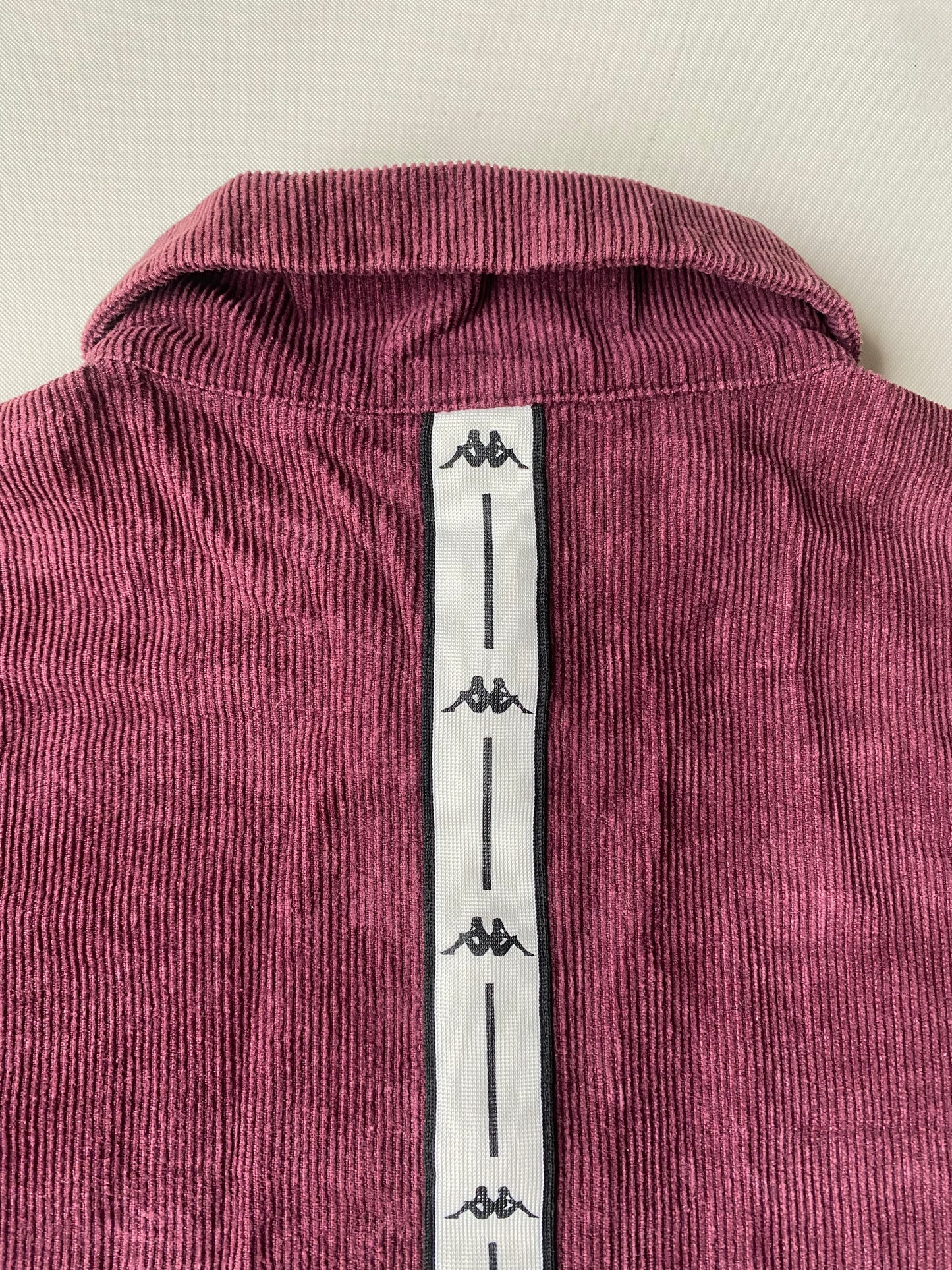 ✅ Veste velours côtelé Kappa, rouge bordeaux, M