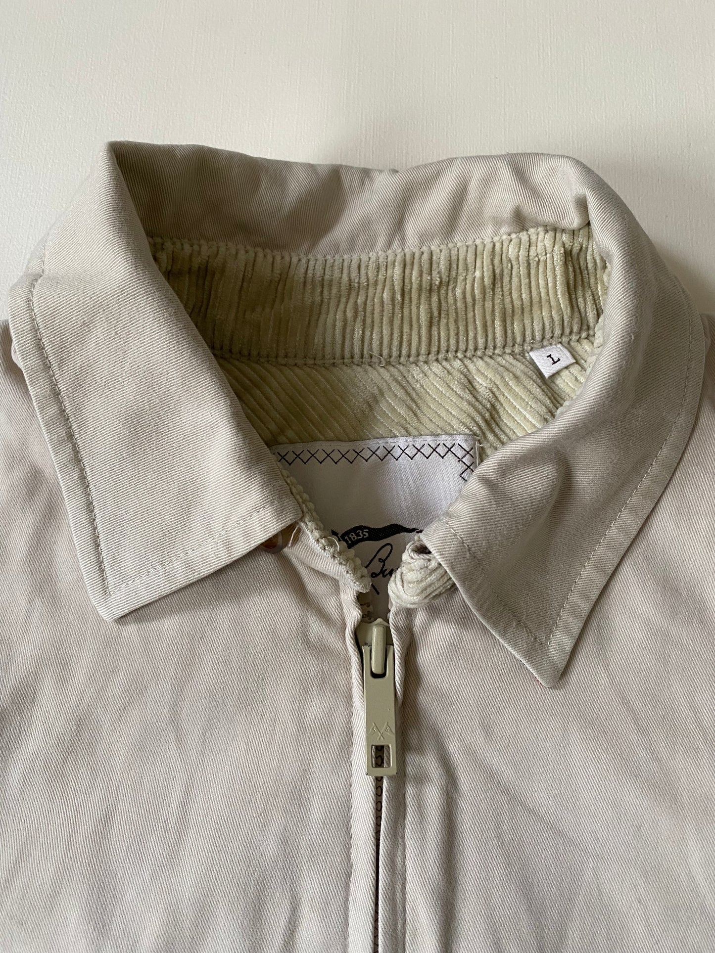 Blouson vintage Burberry, beige, L