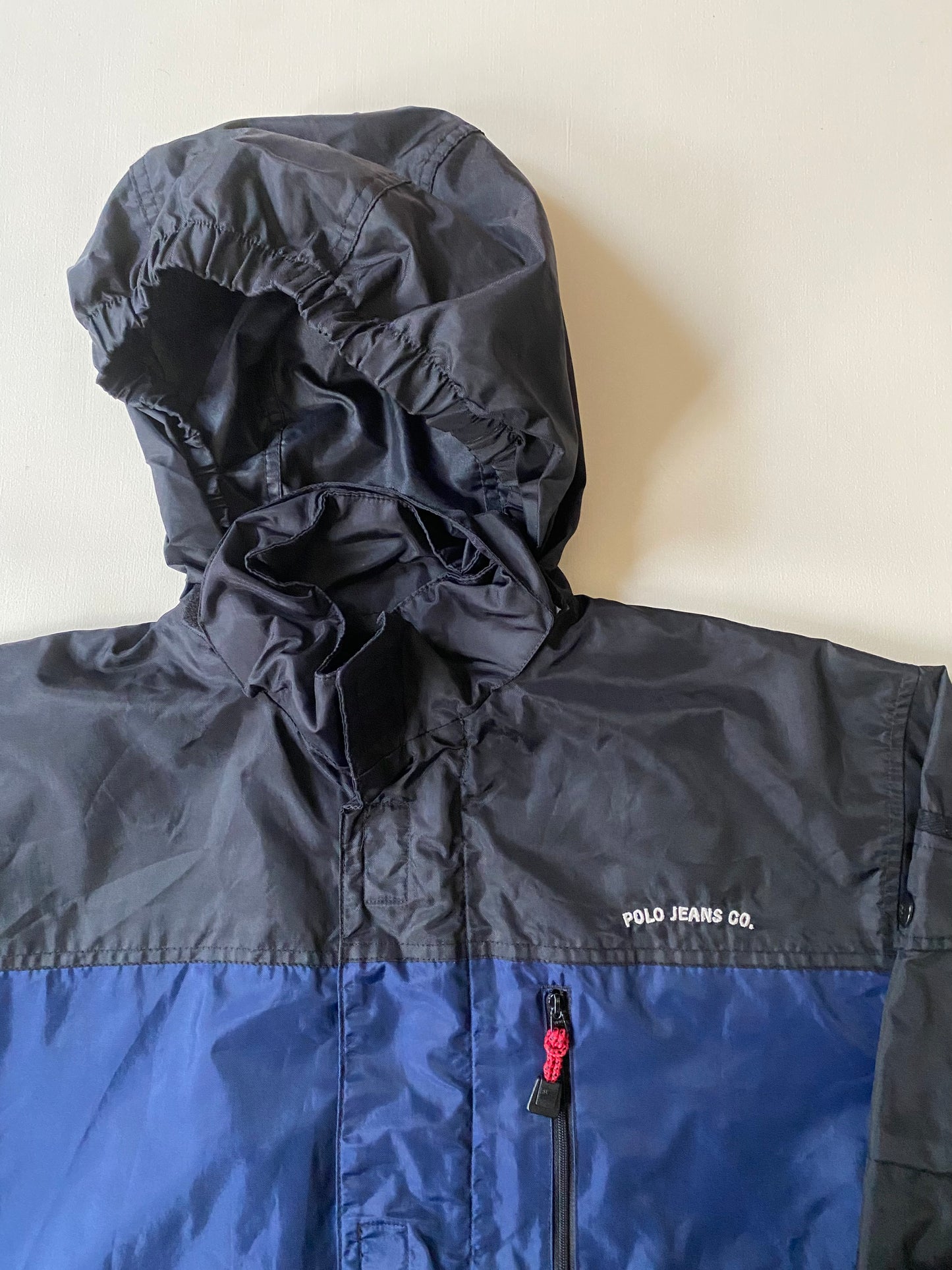 Veste coupe-vent / pluie ralph lauren, bleu marine et noir, L