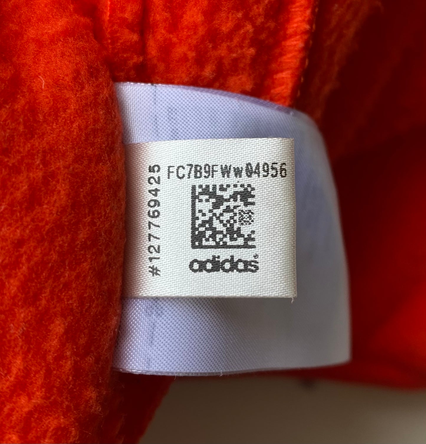 ✅ Veste polaire Adidas, orange, XL