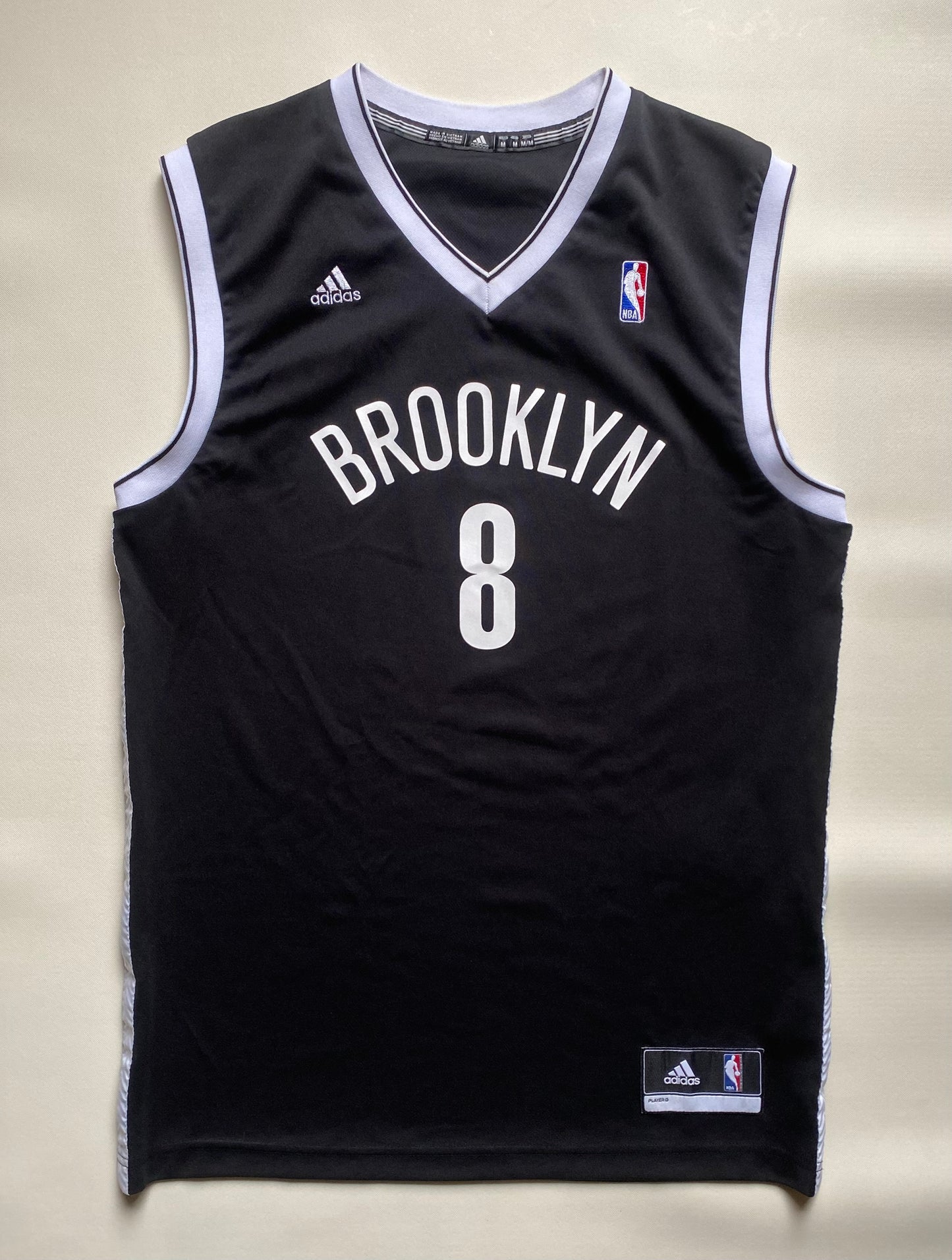 Maillot Brooklyn Nets, Deron Williams, numéro 8, noir, M