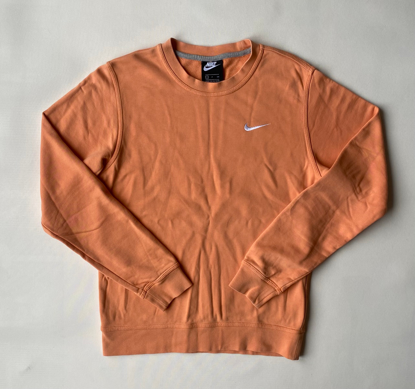 ✅ Pull Nike brodé, saumon, XS/S