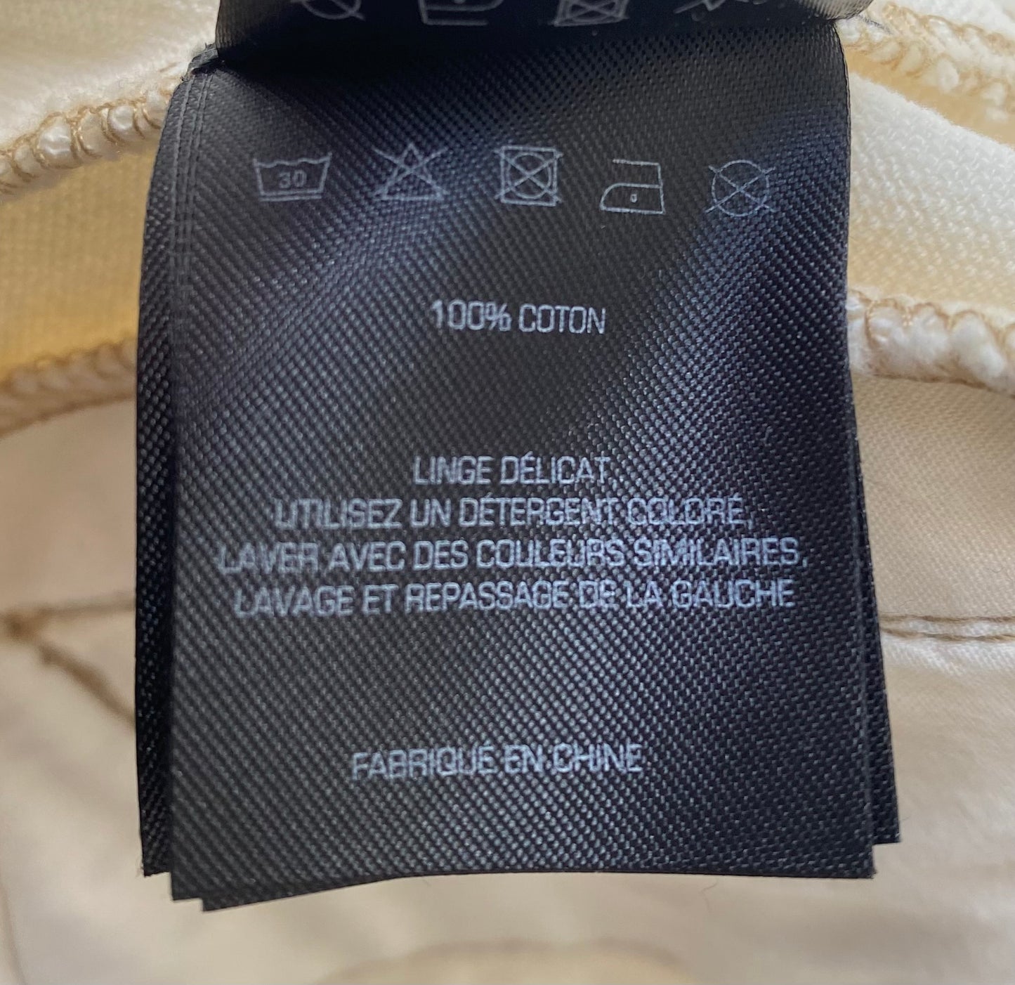✅ Veste jean Karl Kani, crème, M