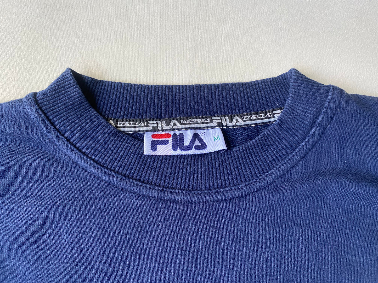 Pull fila bleu marine best sale