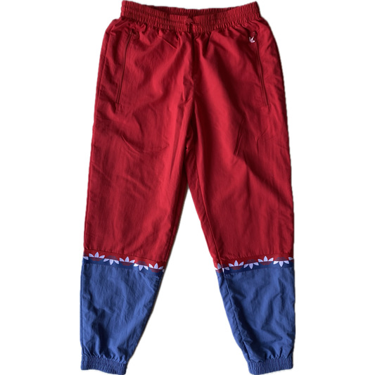 ✅ Pantalon jogging Adidas Originals, rouge / bleu gris, S (36)