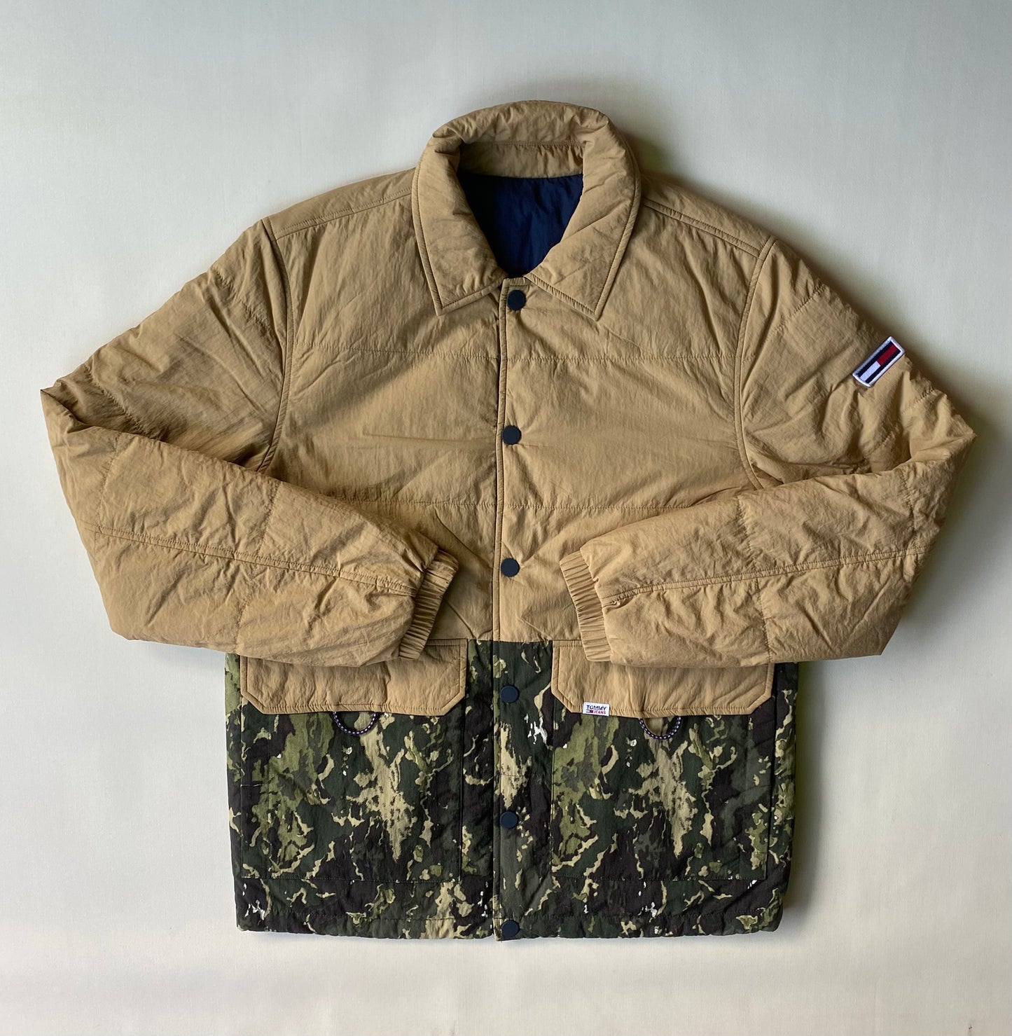 Veste réversible Tommy Hilfiger, Sable / kamo / marine, S / M