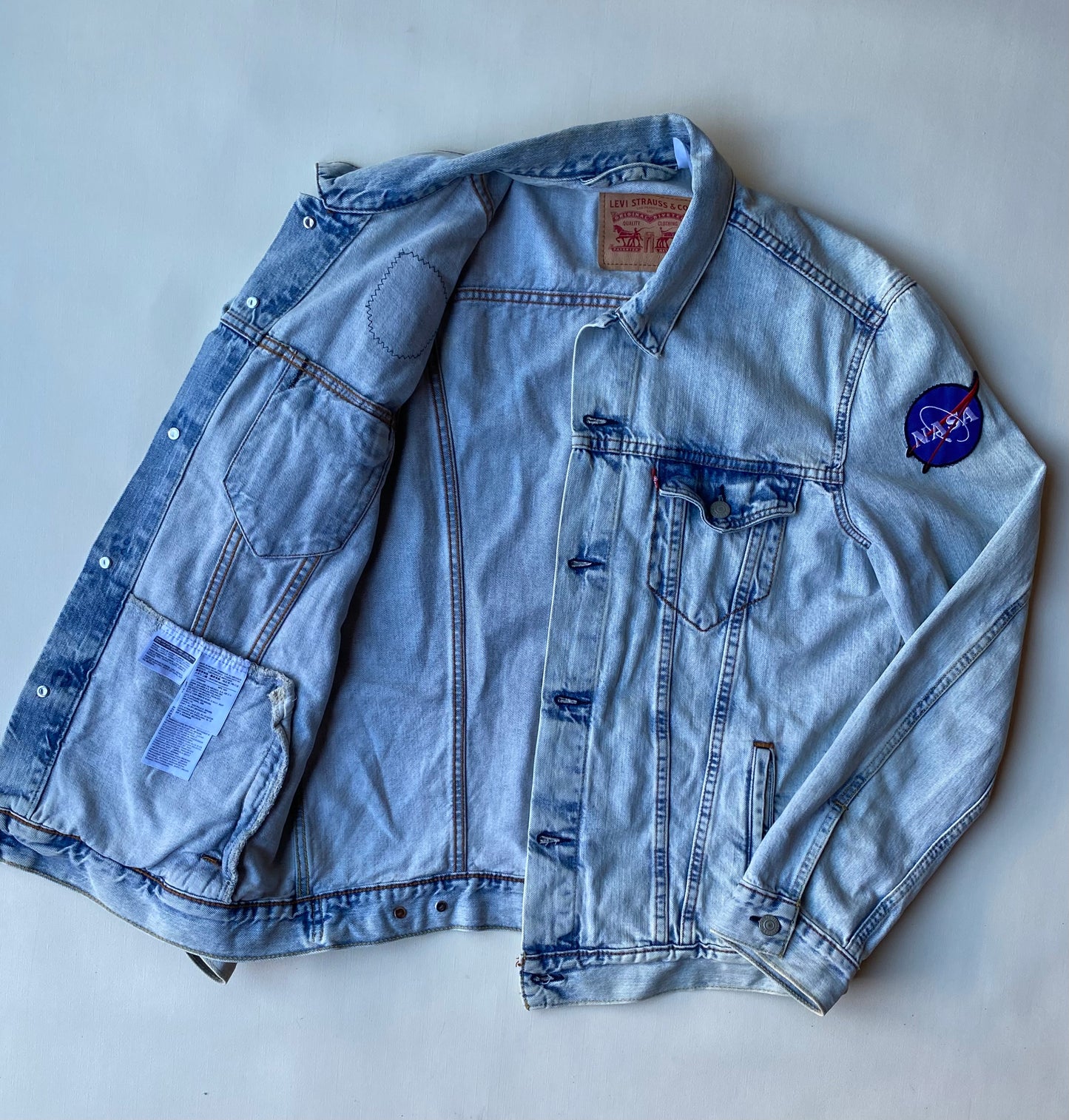 Veste en jean Levi's, bleu clair, L