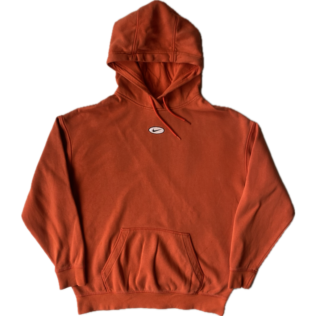 Hoodie Nike, orange, S bien oversize