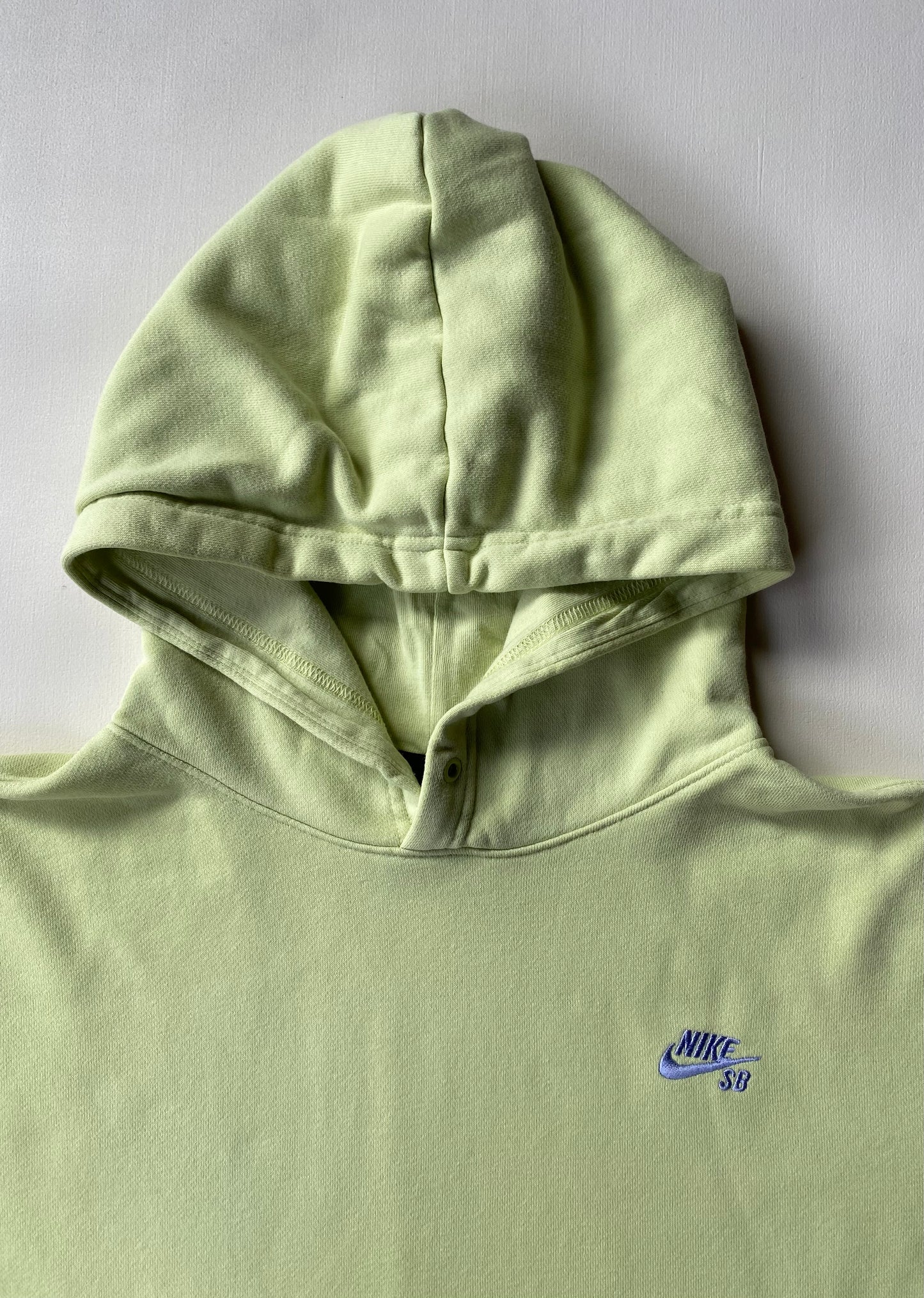 Hoodie Nike SB, vert pâle, S oversize