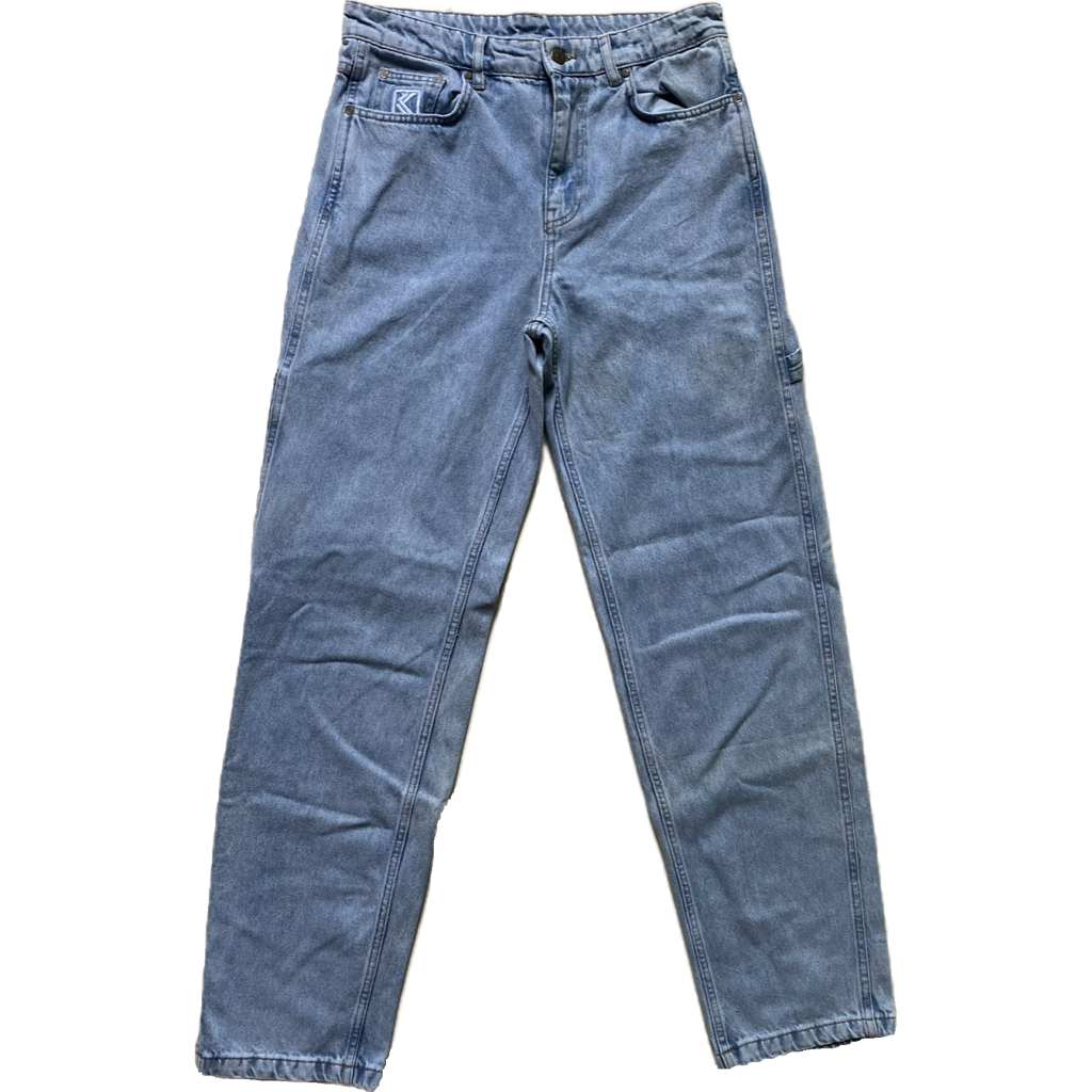 Pantalon jean Karl Kani, bleu clair, S oversize (40)