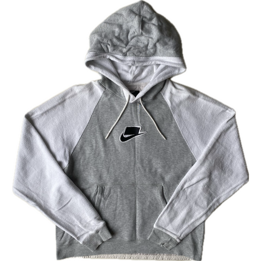 ✅ Hoodie Nike, gris / blanc, M