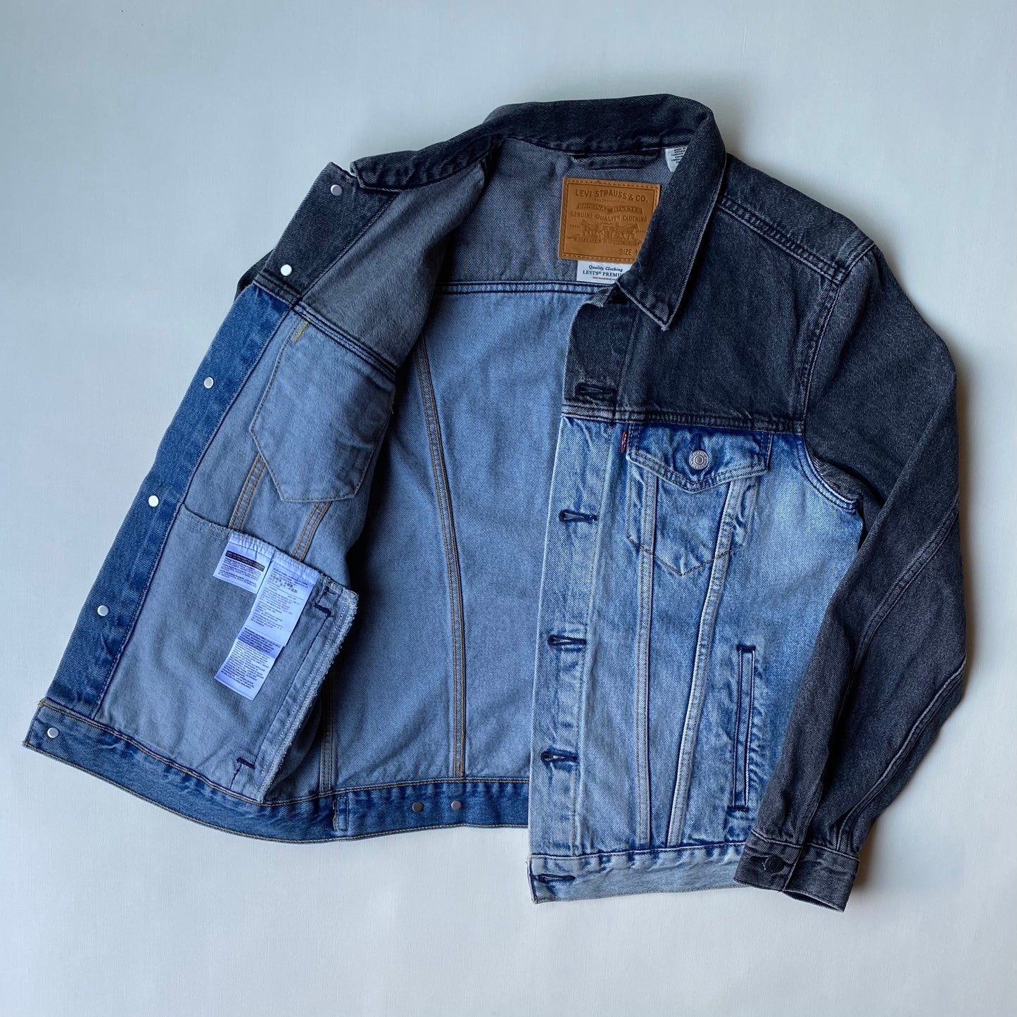 Veste en jean Levi's, bleu / gris foncé, M