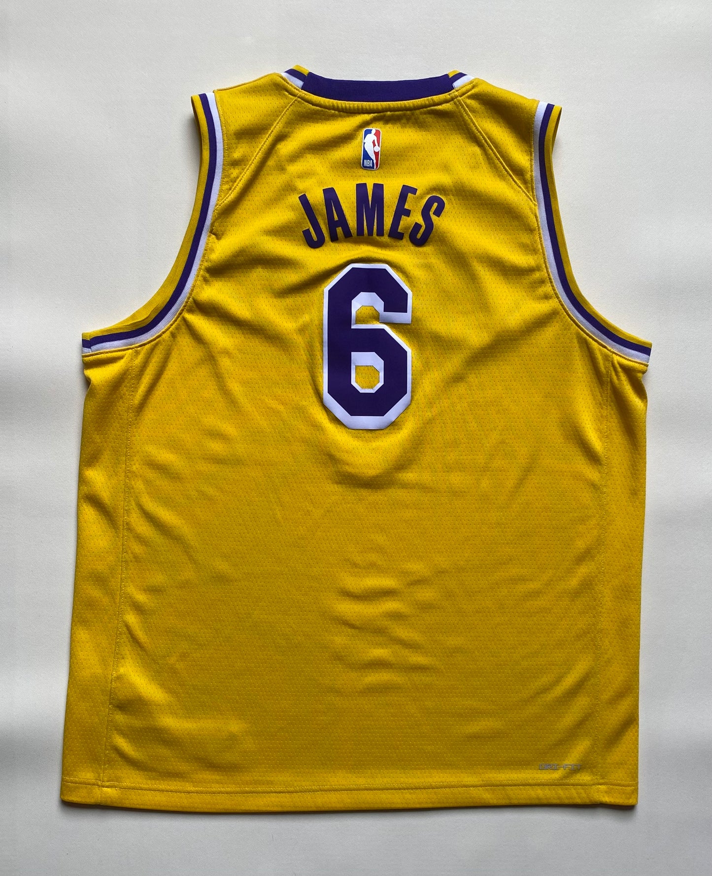 Maillot NBA Lakers, Lebron James, jaune, M