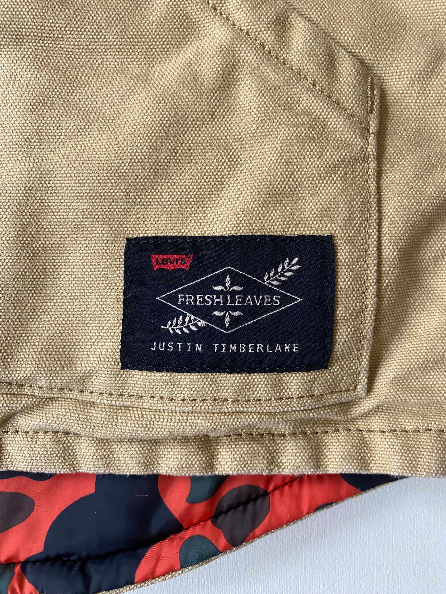 Veste sans manches Levi's, marron clair, M légèrement oversize