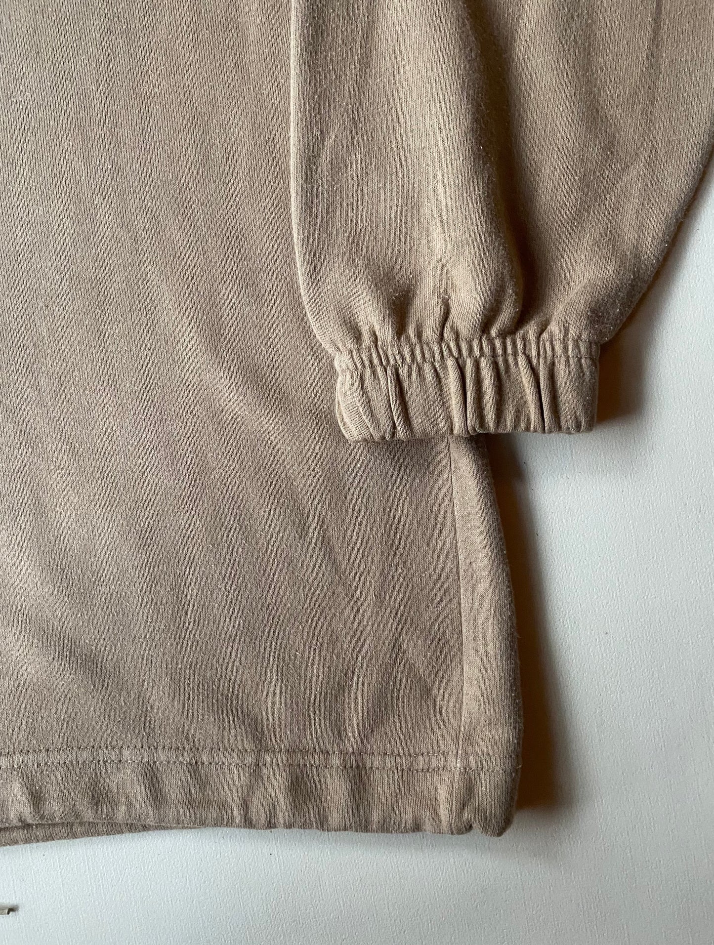 Pull vintage Champion, marron sable, M oversize