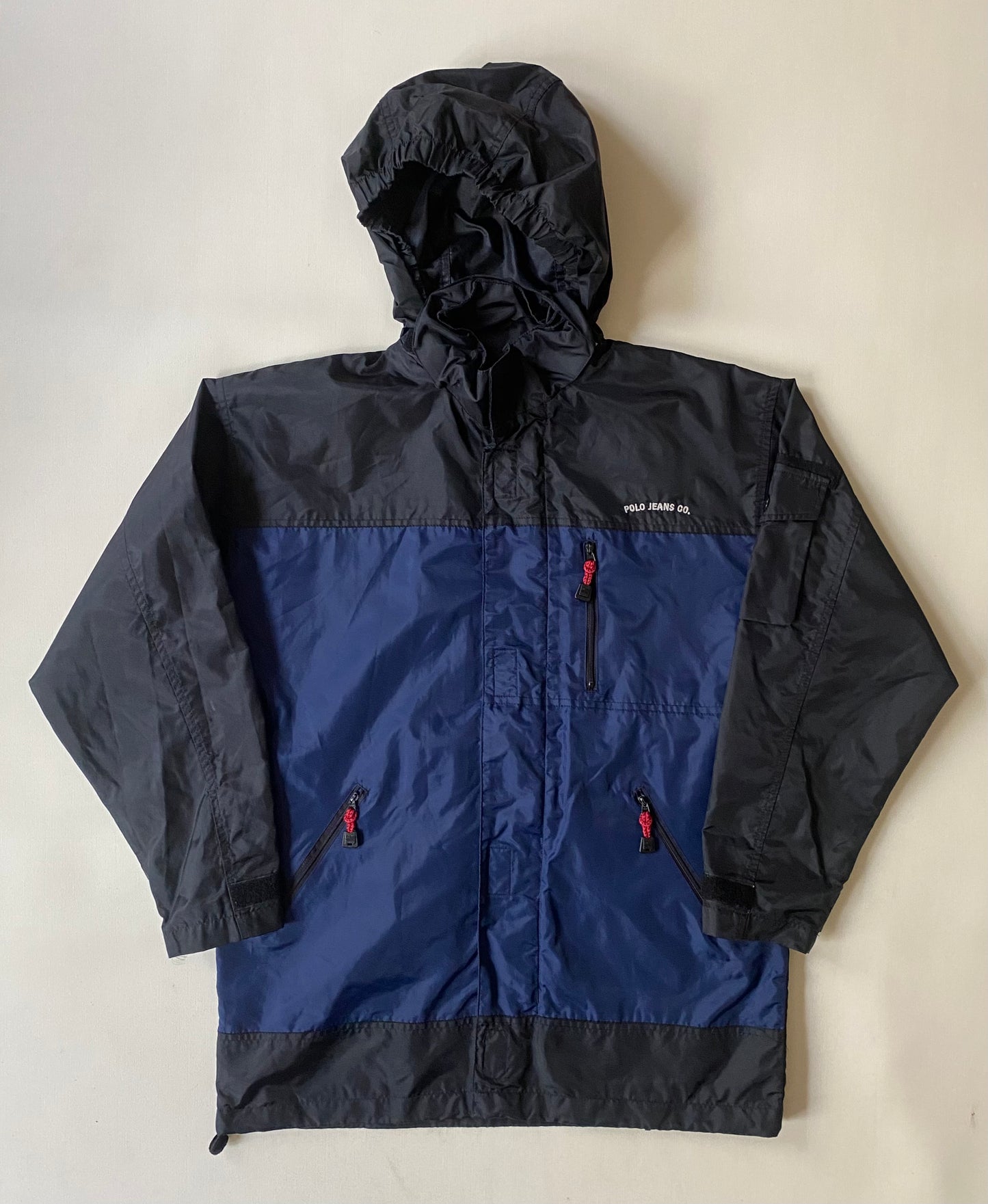 Veste coupe-vent / pluie ralph lauren, bleu marine et noir, L