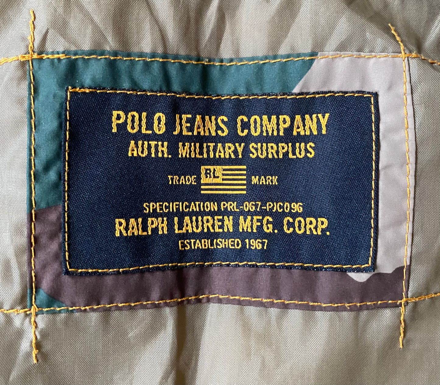 Doudoune sans manches Ralph Lauren, motifs kamo, L