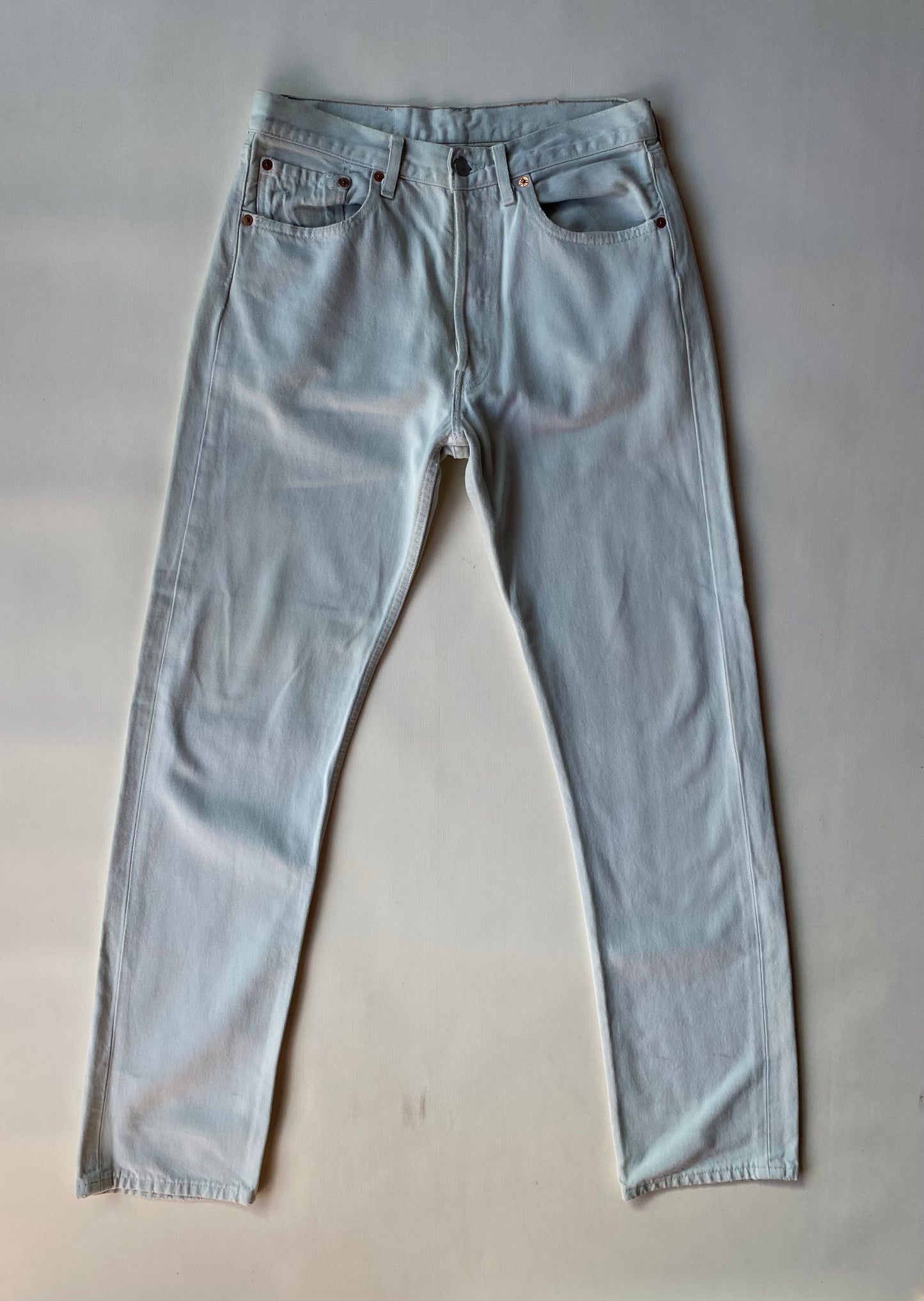 Jean Levi's 501, blanc / vert, 31-34