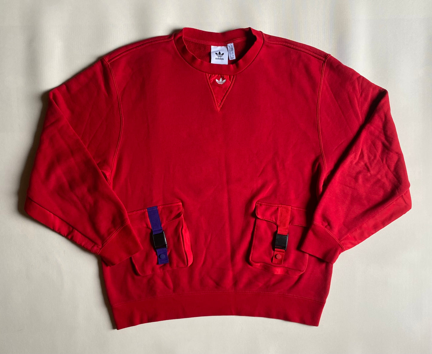 Pull Adidas, Rouge, L