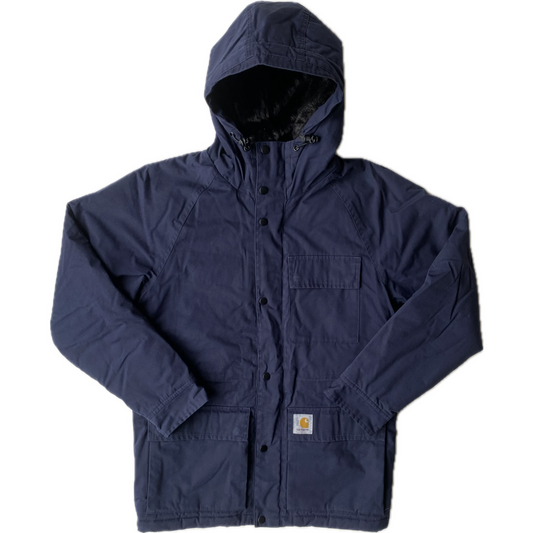 Manteau fourré Carhartt "morden jacket", bleu marine, S