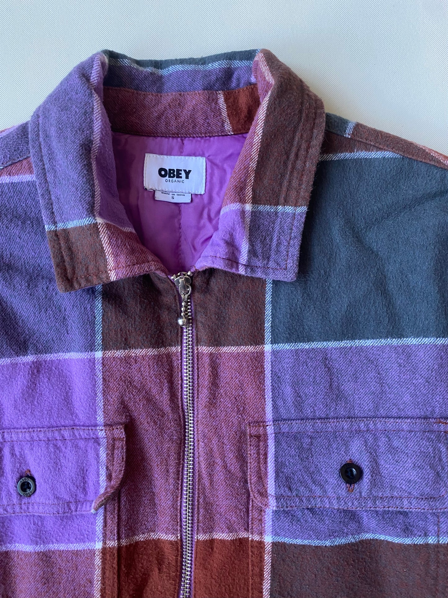 ✅ Veste Obey, multicolore, S