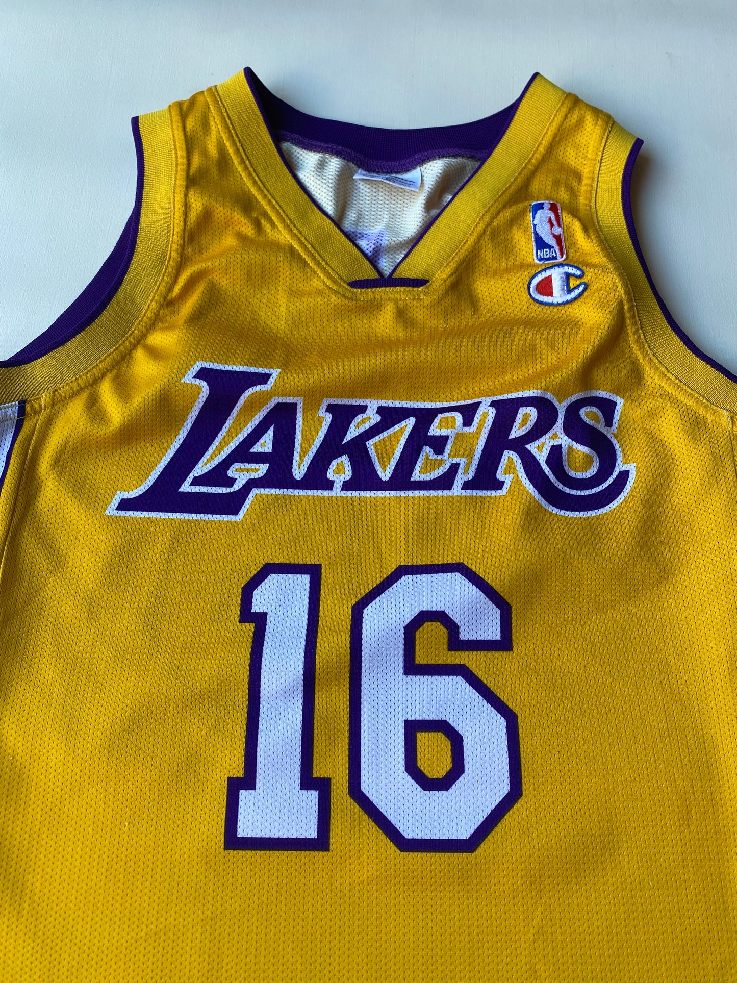 Maillot de basket Champion, Lakers, Gasol, M