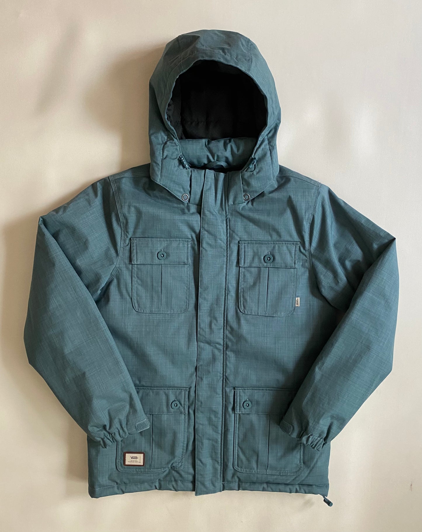 Manteau / parka Vans, bleu / gris, S oversize