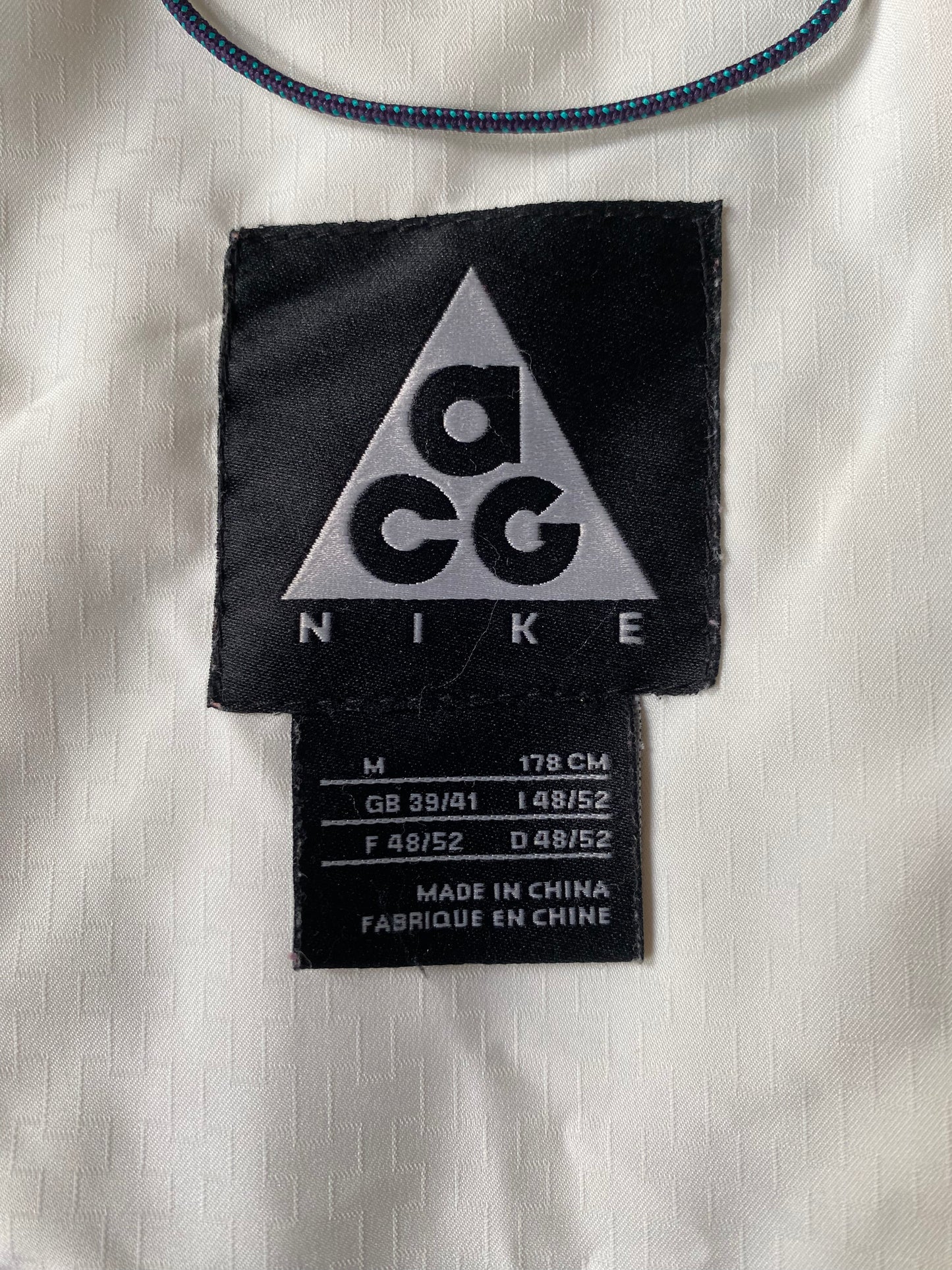 Doudoune Nike ACG, blanche, M oversize