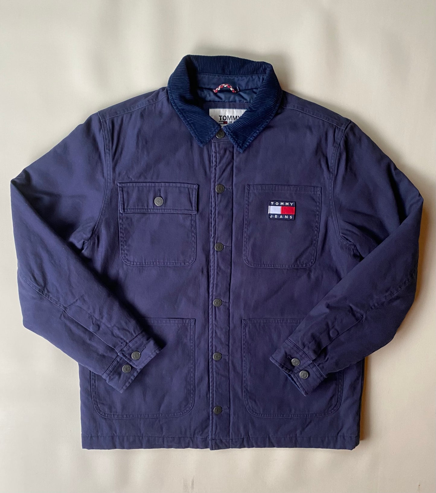 Veste jean épaisse Tommy Hilfiger, bleu marine, L