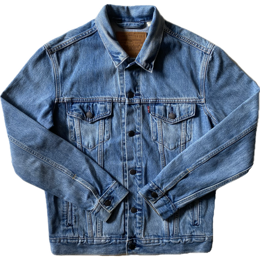 Veste jean Levi's back logo, bleu jean clair, M