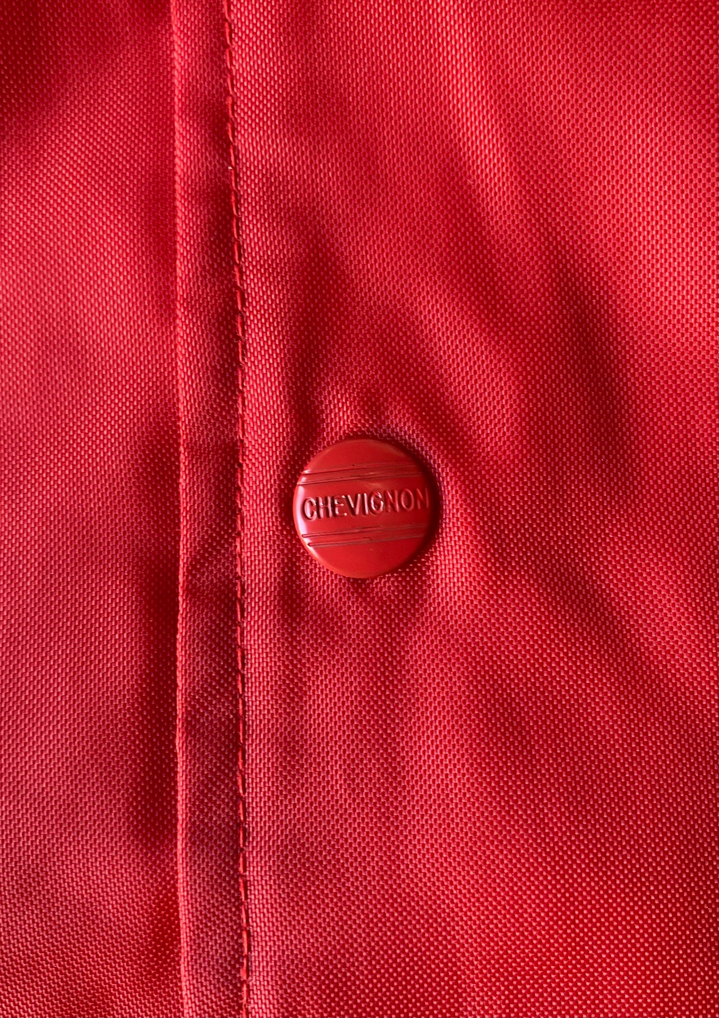 Veste coupe-vent vintage Chevignon, rouge, S oversize