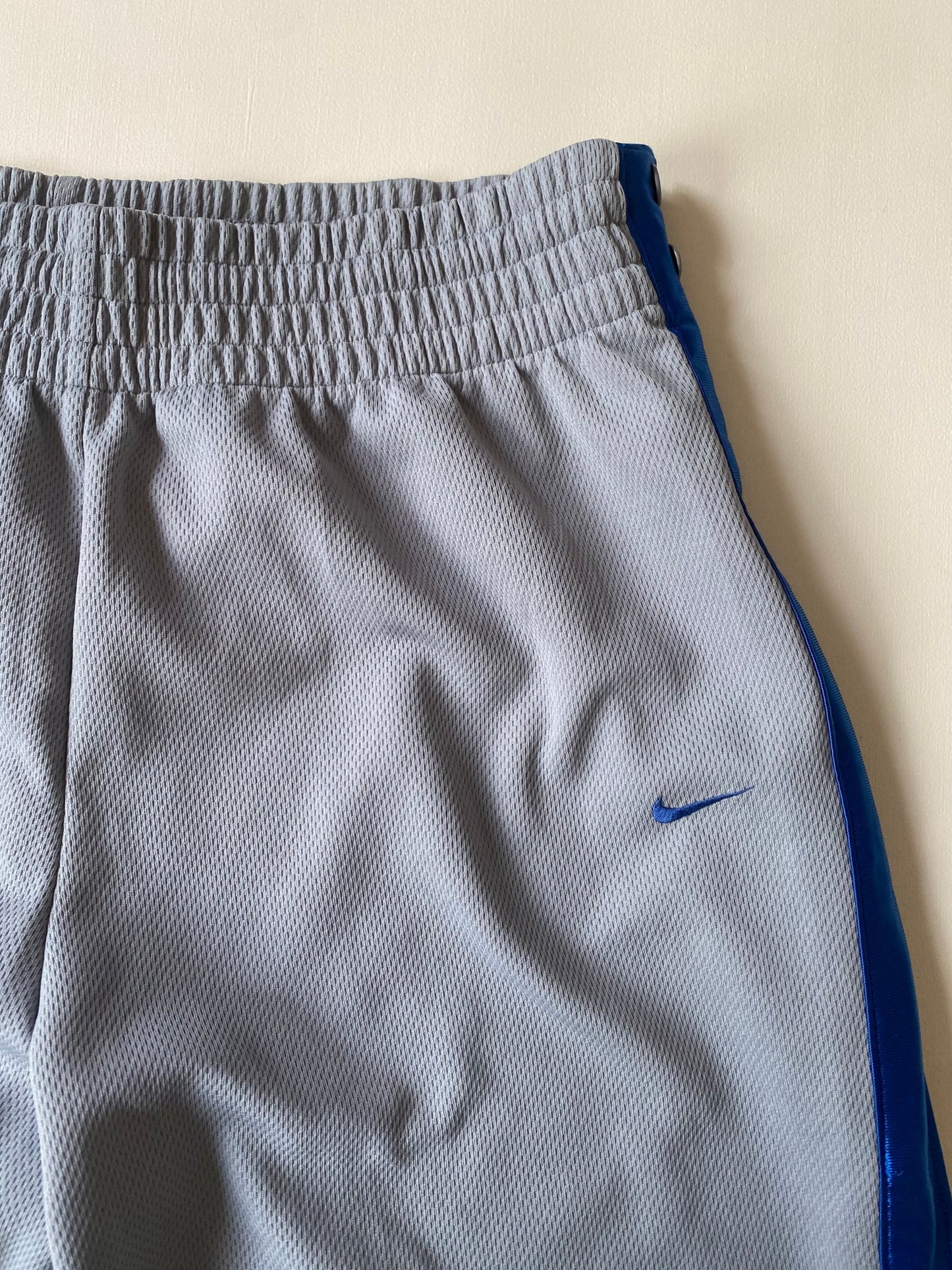 Pantalon jogging boutons pressions vintage Nike basketball, gris, L (44)