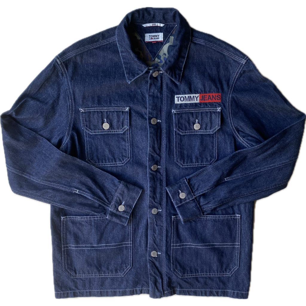 Veste jean Tommy Hilfiger, bleu marine, S oversize