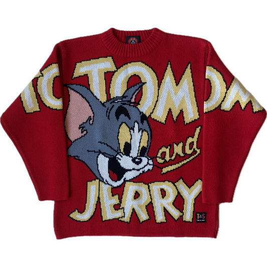 ✅ Pull collector Looney Tunes, Tom & Jerry, rouge, L