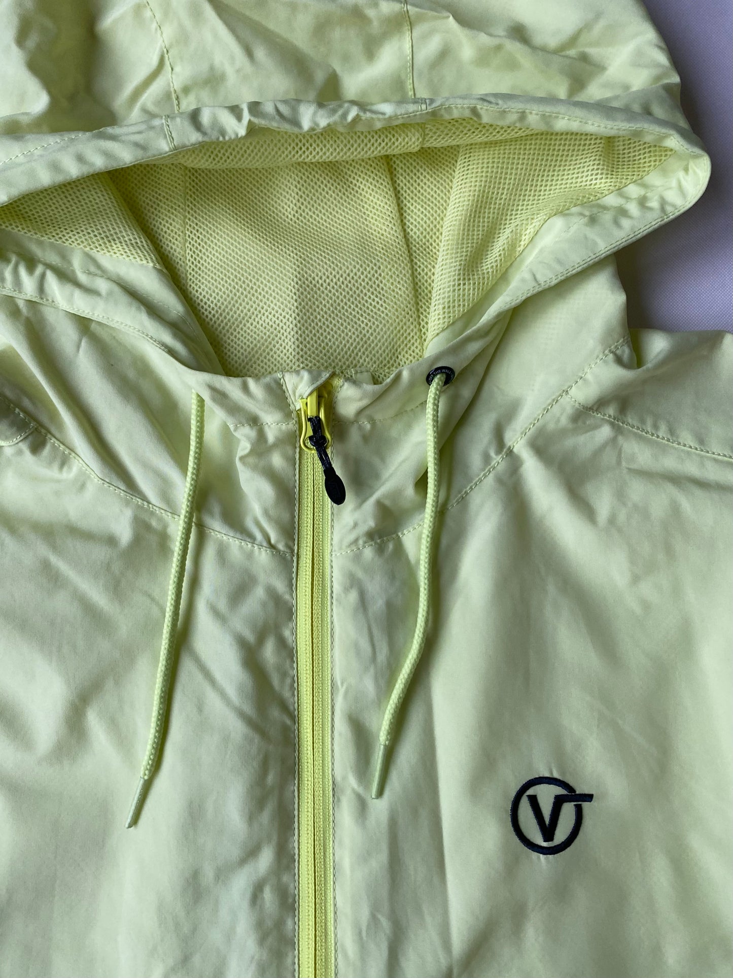 ✅ Veste coupe-vent Vans, jaune fluo, M