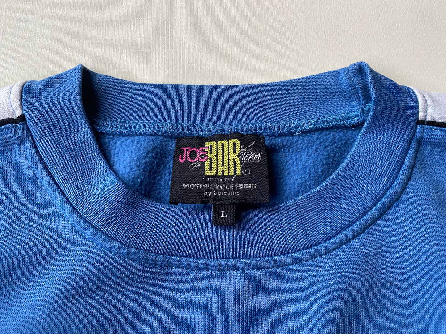 Pull Joe Bar team, bleu, L