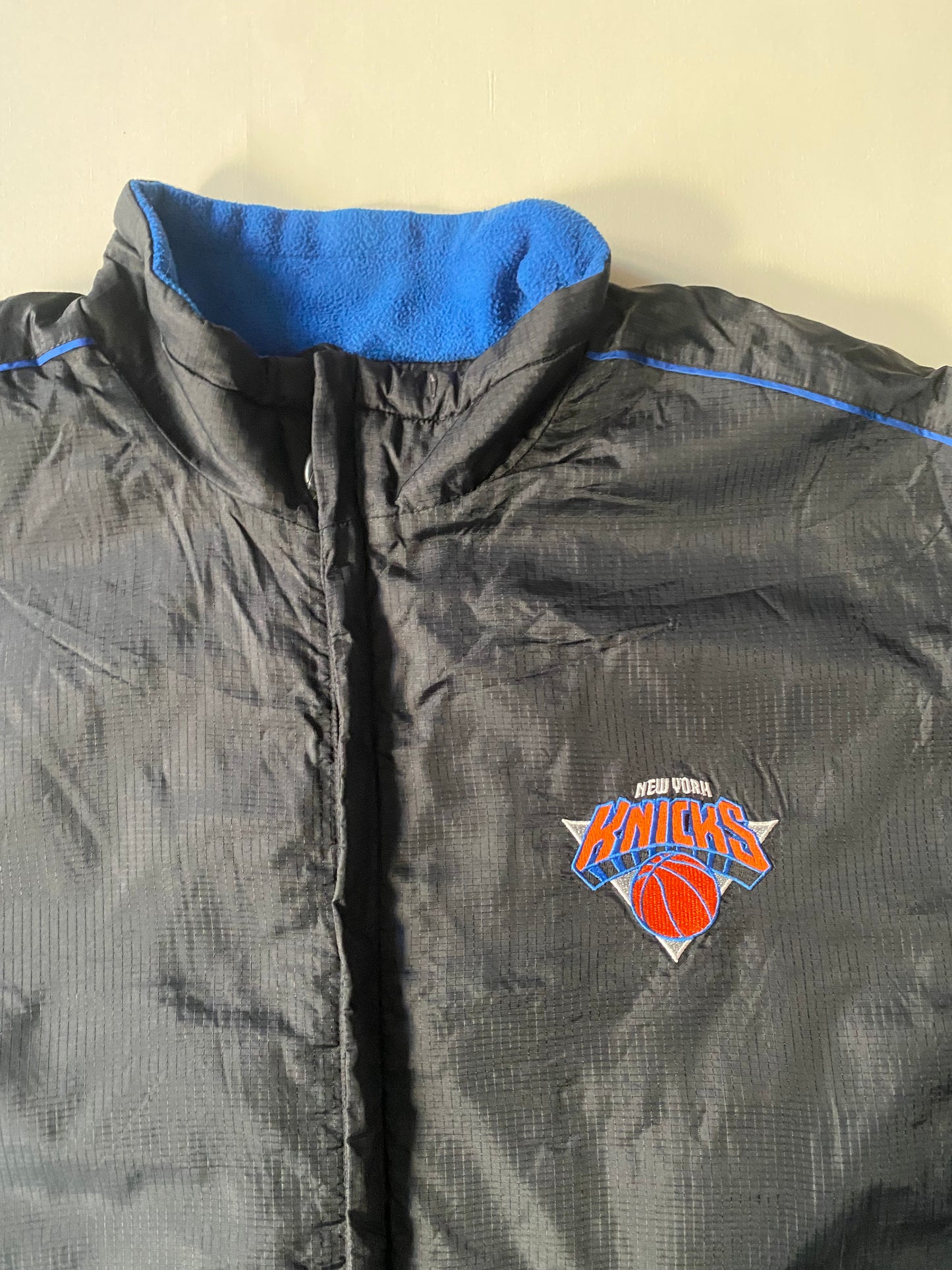 Doudoune NBA, New York Knicks, noir, L oversize