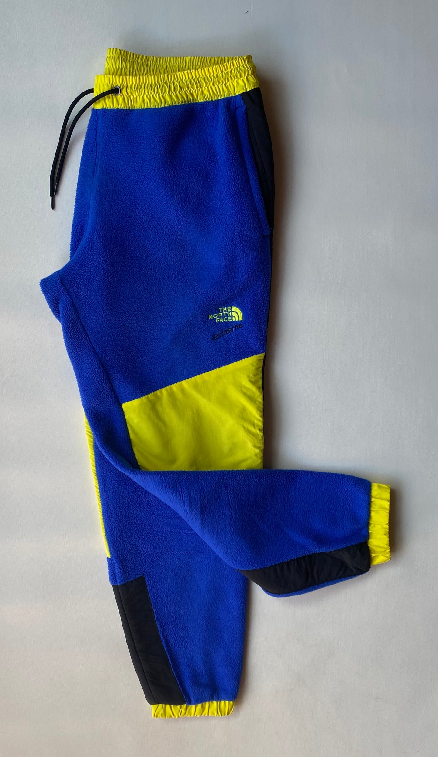 Pantalon jogging The North Face extreme, bleu / jaune / noir, M (42-44)