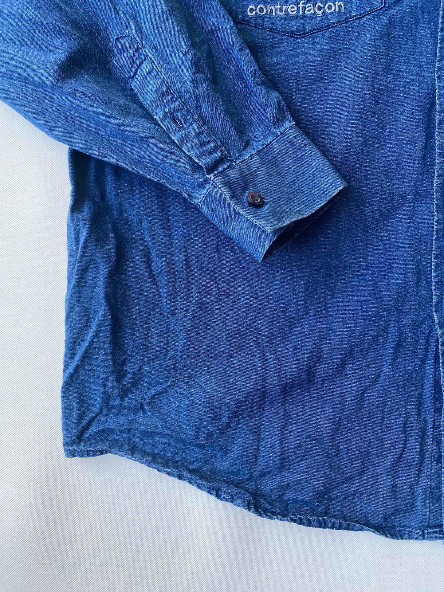 ✅ Chemise jean collector Marsupilami, bleu, L