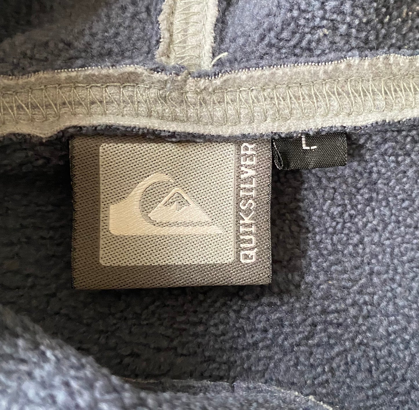 Polaire vintage capuche Quiksilver, M légèrement oversize