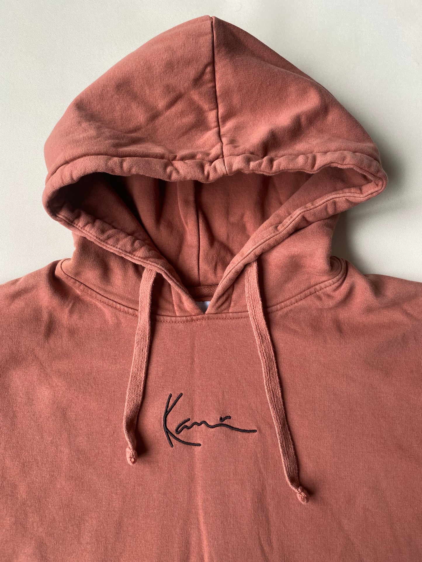 ✅ Hoodie Karl Kani, marron rouille, XL