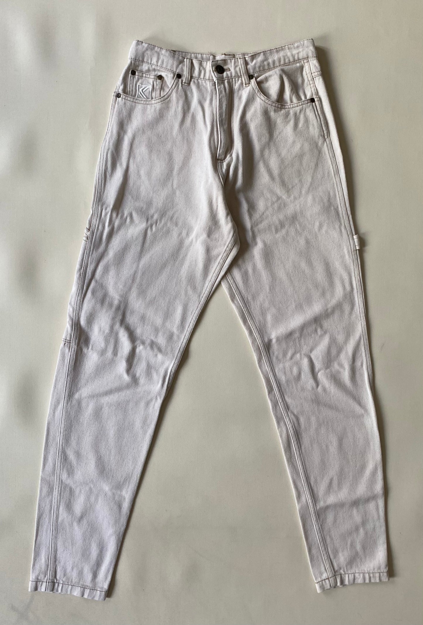 Baggy jean Karl Kani, crème, S (36)