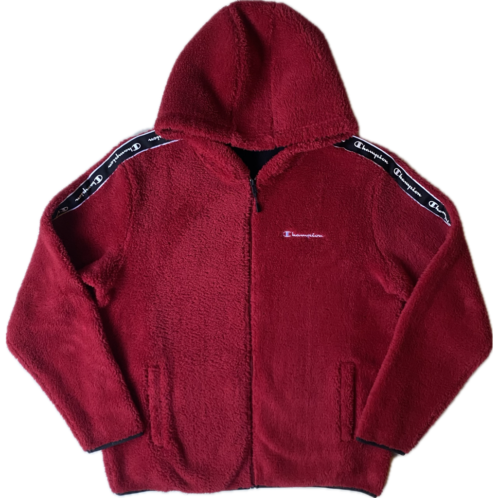 Veste polaire Champion, rouge bordeaux, XL