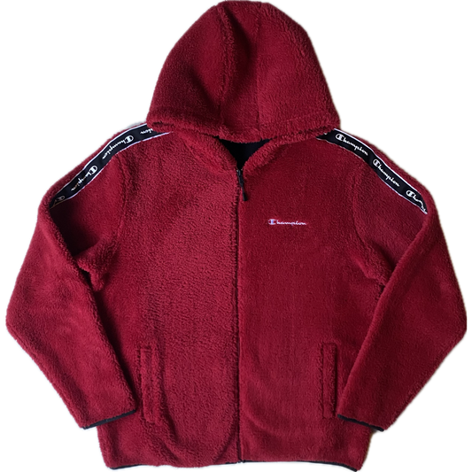 ✅ Veste polaire Champion, rouge bordeaux, XL