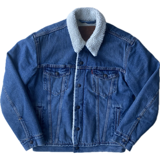 ✅ Veste jean polaire Levi's, bleu, M