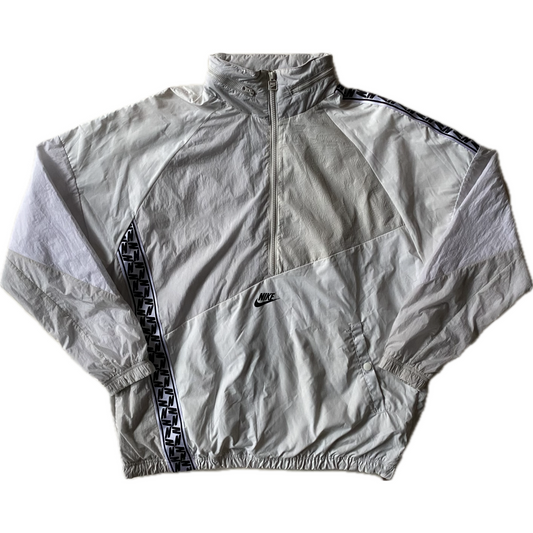 Veste coupe-vent/pluie Nike, gris/blanc, M