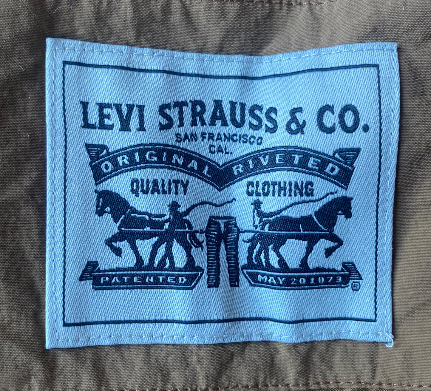 ✅ veste polaire Levi's, crème et marron, M