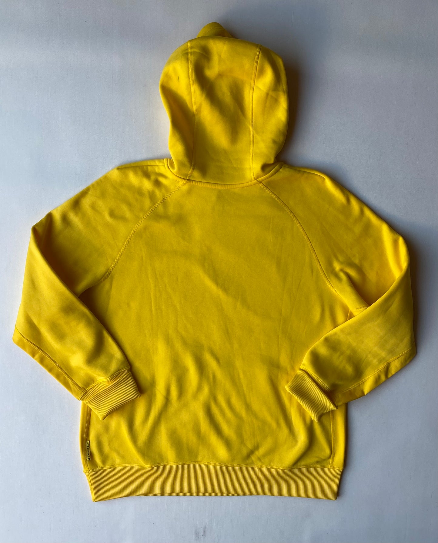 Pull à capuche Nike, jaune et noir, XL légèrement cintré