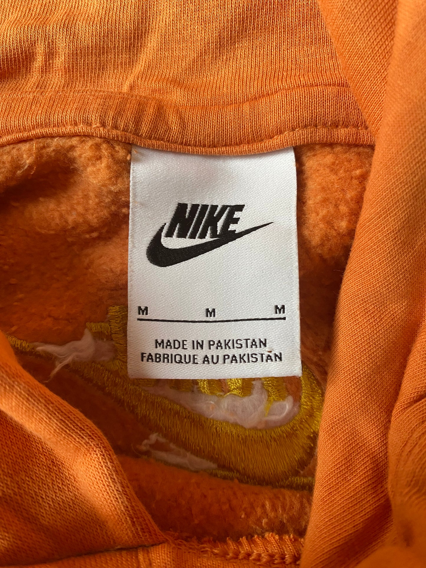 ✅ Hoodie Nike, orange rouille, L